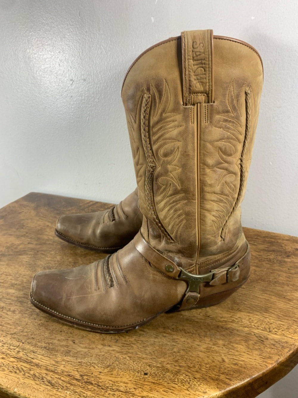 Sancho vintage cowboy leather boots